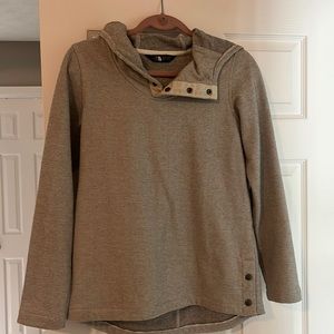 Northface grey hoodie
